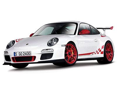 ブラゴ ミニカー 1/18 ポルシェ 911 GT3 RS(ホワイト）[ブラゴ]《在庫