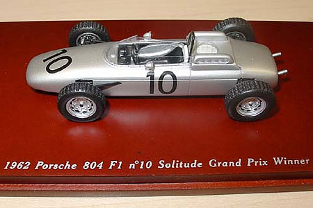 レジン製完成品 1/43 ポルシェ タイプ804 #10 1962ソリチュードGP【ドイツ】[トゥルースケール]《在庫切れ》