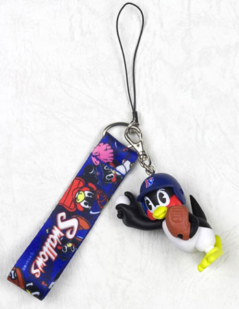 東京ヤクルトスワローズ フィギュア付ストラップ「つば九郎」 単品