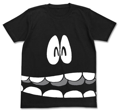 Dororonえん魔くん メ ラめら シャッポじいフェイスｔシャツ ブラック L コスパ 在庫切れ