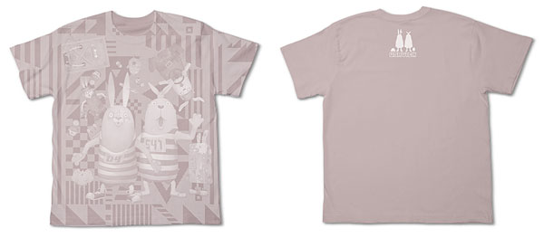ウサビッチ オールプリントＴシャツ/モーブ-S（再販）[コスパ]《在庫切れ》