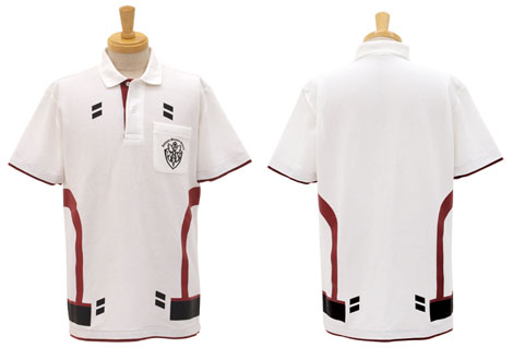 IS〈インフィニット・ストラトス〉 IS学園ポロシャツ /ホワイト-XL（再販）[コスパ]《在庫切れ》