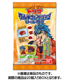 トリコ グルメコレクションシールグミ(1) BOX（食玩）[バンダイ]《在庫