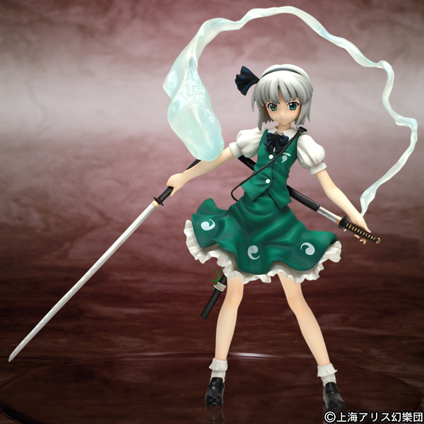 【中古】東方プロジェクト 半人半霊の庭師 魂魄妖夢 1/8 完成品フィギュア[グリフォンエンタープライズ]