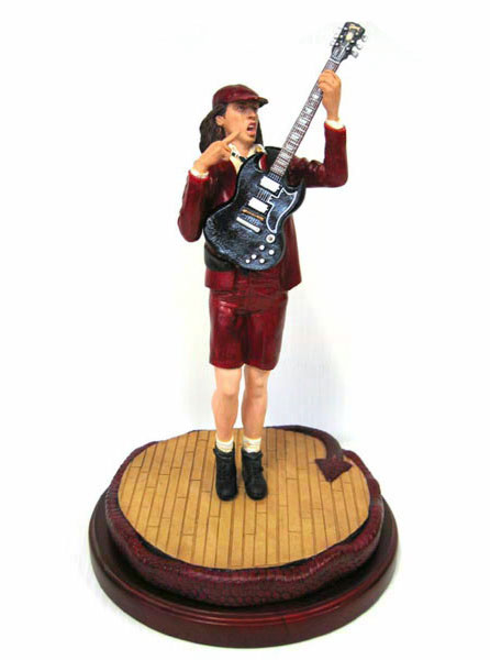 ギターヒーロー AC/DC アンガス・ヤング スタチュー 単品[KnuckleBonz ...