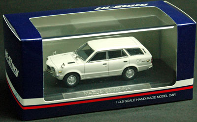 レジン製 1/43 マツダ サバンナスポーツワゴンGR（1972）ホワイト[ハイ