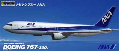 プラモデル 旅客機 1/300 ボーイング 767-300 ANA（トリトンブルー）[童友社]《取り寄せ※暫定》