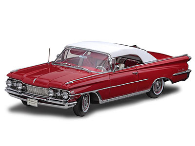 サンスター モデルカー 1/18　1959年 オールズモビル“98”クローズドコンバーチブル(レッド/ホワイト)[サンスター]《在庫切れ》
