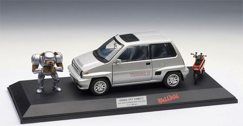 1/18 ホンダ シティ ターボII AUTOart AUTOart 1/18 HONDA CITY Turbo Ⅱ with Motocompo/Iron Bulldog