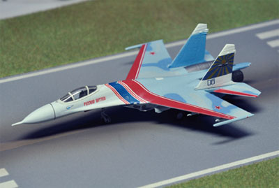 ワールドエアクラフトコレクション 1/200 Su-27 ロシア空軍 Russian knights ＃06[ガリバー]《取り寄せ※暫定》