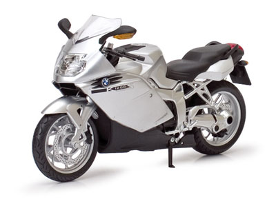 1/12 完成品バイク BMW K1200S(シルバー)[スカイネット]《在庫切れ》