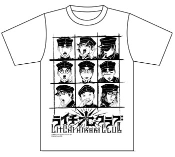 ライチ☆光クラブ Ｔシャツ 光クラブ/ホワイト×ブラック-S[ダイブ 