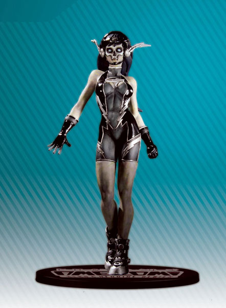 DC アメコミ ヒロイン シリーズ ブラック・フラッシュ PVCスタチュー 単品[DCダイレクト]《在庫切れ》