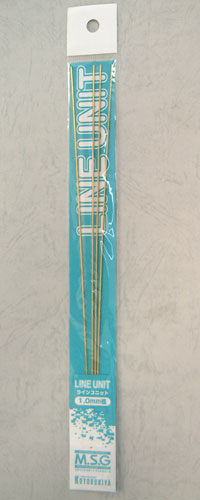 M.S.G モデリングサポートグッズ ラインユニット ML02 1.0mm （4本入）（再販）[コトブキヤ]《在庫切れ》