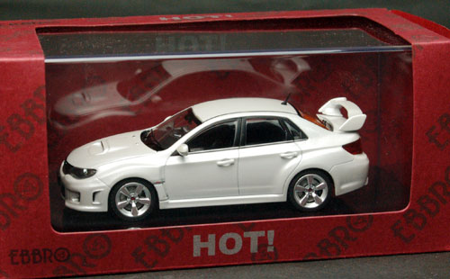 1/43 スバル インプレッサ WRX STI 4ドア ホワイト[EBBRO]《在庫切れ》