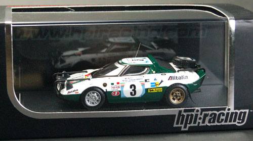 モデルカー 1/43 ランチア ストラトス HF(＃3) 1975 サファリ[hpi