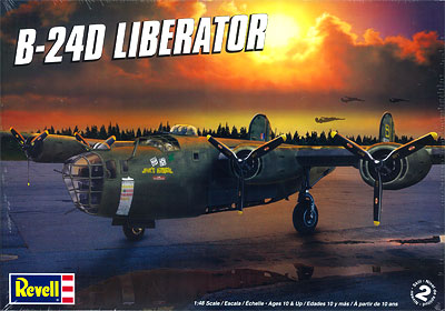 1/48 B-24D リベレーター プラモデル（再販）[アメリカレベル]《在庫切れ》