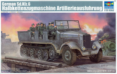 1/35 ドイツ軍 Sd.Kfz.6 5tハーフトラック 砲兵仕様 プラモデル（再販
