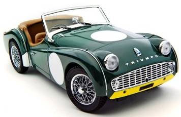 価格変更 1/18 京商 トライアンフTR3S レースモデル26号車 価格変更 1/18