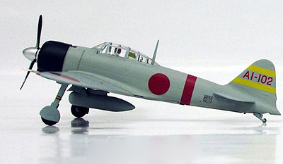 ウイッティウイングス ダイキャスト完成品 1/72 零式艦上戦闘機 21型