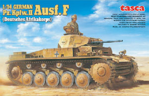 1/24 ドイツII号戦車F型 北アフリカ戦線 プラモデル[アスカモデル