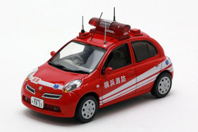 CAR-NEL カーネル ステージア マーチ キューブ 消防指揮車 3台セット