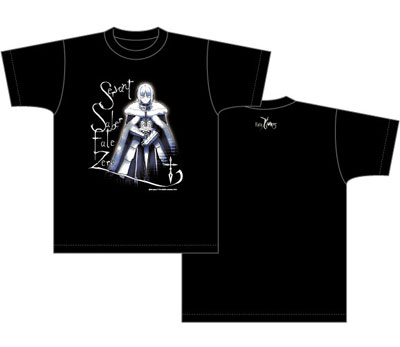 Fate/Zero Tシャツ セイバー柄/ブラック-L[ACG]《在庫切れ》