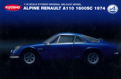 【公式】●京商1/18 アルピーヌ・ルノー Ａ１１０ 1600Ｓ #22 モンテカルロ 1971 レーシングカー