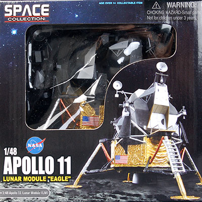 塗装済完成品 1/48 NASA アポロ11号 月着陸船 イーグル[プラッツ