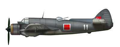 ダイキャスト完成品 1/72 ブリストル ボウファイターTF.X “トルコ空軍”[ホビーマスター]《在庫切れ》