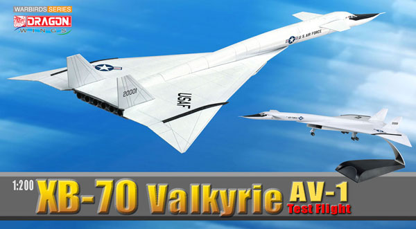 【中古】完成品 1/200 XB-70A ヴァルキリー 初号機 テストフライト[ドラゴンウイングス ウォーバーズ]