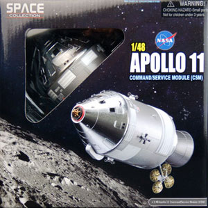 塗装済完成品 1/48 アポロ11号 宇宙船CSM(司令船/機械船)[スペース