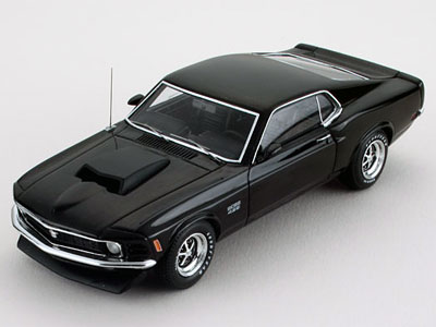 ポストホビー特注モデルカー 1/43 フォード マスタング BOSS 429 1970年(ブラック)[ホビージャパン]《在庫切れ》