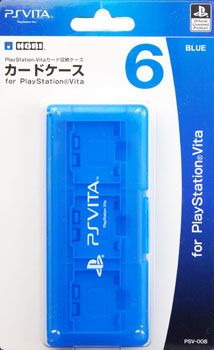 PS Vita用 カードケース6 for PS Vita【ブルー】[ホリ]《在庫切れ》
