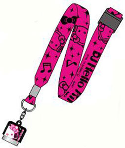 ハローキティ ドックコネクタ用ネックストラップ DJハローキティ[ラナ]《在庫切れ》