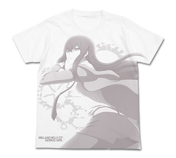 Steins；Gate(シュタインズゲート) 紅莉栖オールプリントＴシャツ/ホワイト-L[コスパ]《在庫切れ》