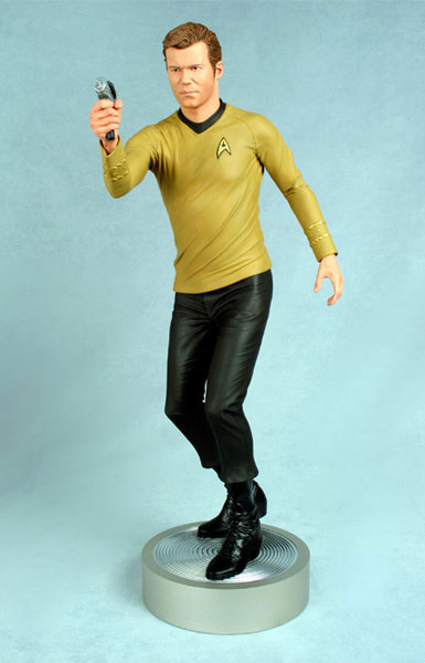 スタートレック 1/4スケールスタチュー カーク艦長 “Beam me up Scotty”！ 単品[Hollywood Collectibles Group]《在庫切れ》