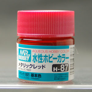 水性ホビーカラー H87 メタリックレッド[GSIクレオス]《在庫切れ》