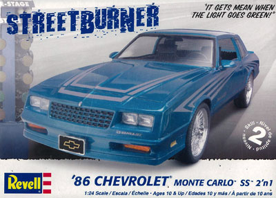 1/24 '86 シェビー モンテカルロ 2'n1 プラモデル（再販）[アメリカ