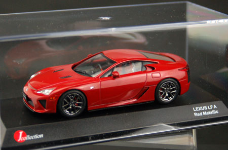J-コレクション ダイキャストモデル 1/43 レクサス LFA(パールレッド