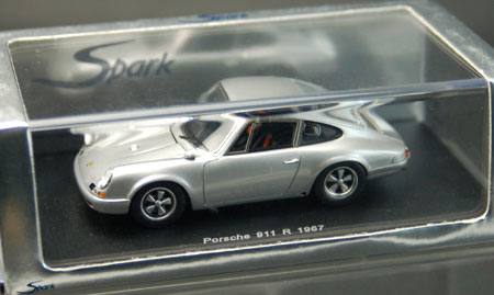 スパーク 1/43 ポルシェ 911R 1967 シルバー[スパーク]《在庫切れ》