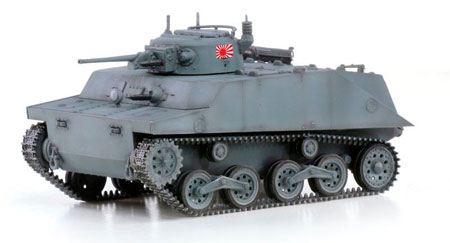 完成品 1/72 WW.II 日本海軍 水陸両用戦車 特二式内火艇 カミ 陸戦ver