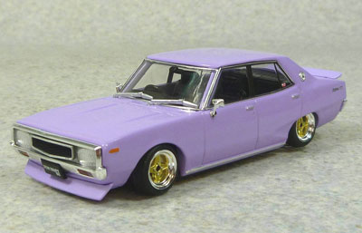 1/43 パープル GC110 スカイライン(ヨンメリ) 2000GT カスタムスタイル