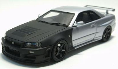 MIRAGE レジンモデル 1/43 Nismo R34 GT-R Z-tune Test 2004 Suzuka