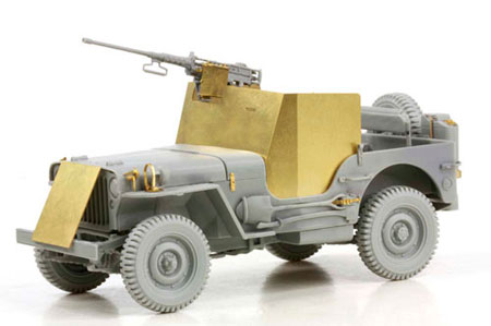 グリーンボックス 1/35 WW.II アメリカ陸軍 1/4トン 4x4 小型装甲車 w 