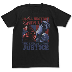 ZETMAN(ゼットマン) アニメ ゼットマン＆アルファスＴシャツ/ブラック-L（再販）[コスパ]《在庫切れ》