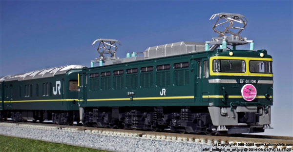 KATO Nゲージ EF81 トワイライトエクスプレス色 3066-2 鉄道模型 電気