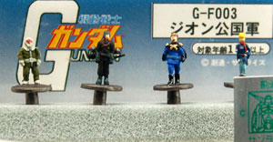 G-F003 キャラクターマイクロギャラリー 機動戦士ガンダム Gピン ジオン公国軍（再販）[アイコム]《在庫切れ》