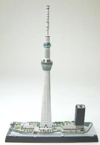 完成品 1/2000 東京スカイツリー＆東京スカイツリータウン（再販