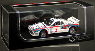 HPI 1:43 ランチア037ラリー＃3マティーニレーシングサファリ